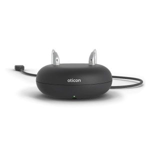 Station de recharge pour appareils auditifs Oticon